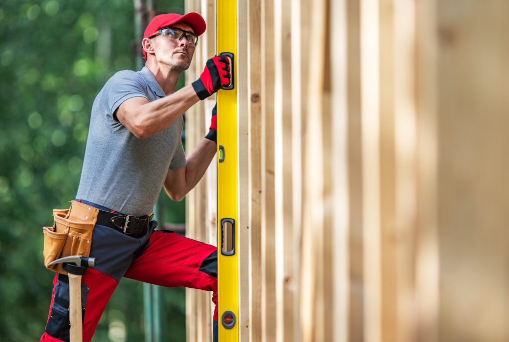 fence installation worker